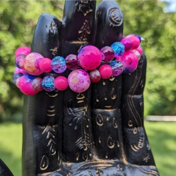 Colorful Handcrafted Beaded Bracelets - Pick One - Picture 9 of 16